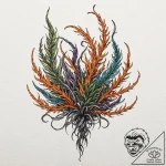 Cordyceps from the last of us, tattoo flash s… – tattoo sketch (№1751390156_0, 01.07.2025 17:15) — tattoovalue.net