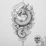 A constellation of a specific zodiac sign (is… – tattoo sketch (№1751391183_0, 01.07.2025 17:33) — tattoovalue.net