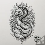 A trash polka tattoo of black phillip the goa… – tattoo sketch (№1751392885_0, 01.07.2025 18:01) — tattoovalue.net