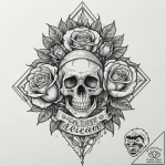 Sky, tattoo sketch design, chicano tattoo sty… – tattoo sketch (№1751393747_0, 01.07.2025 18:15) — tattoovalue.net