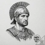 Roman legionary, artistic tattoo sketch, prof… – tattoo sketch (№1751394138_0, 01.07.2025 18:22) — tattoovalue.net