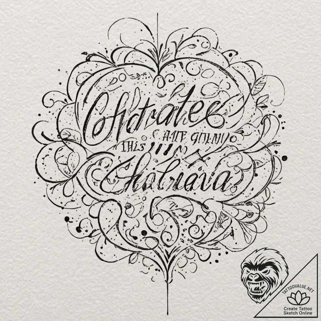 A chicano lettering tattoo "i ate his liver w... - tattoo sketch (№1751395782_0, 01.07.2025 18:49) — tattoovalue.net