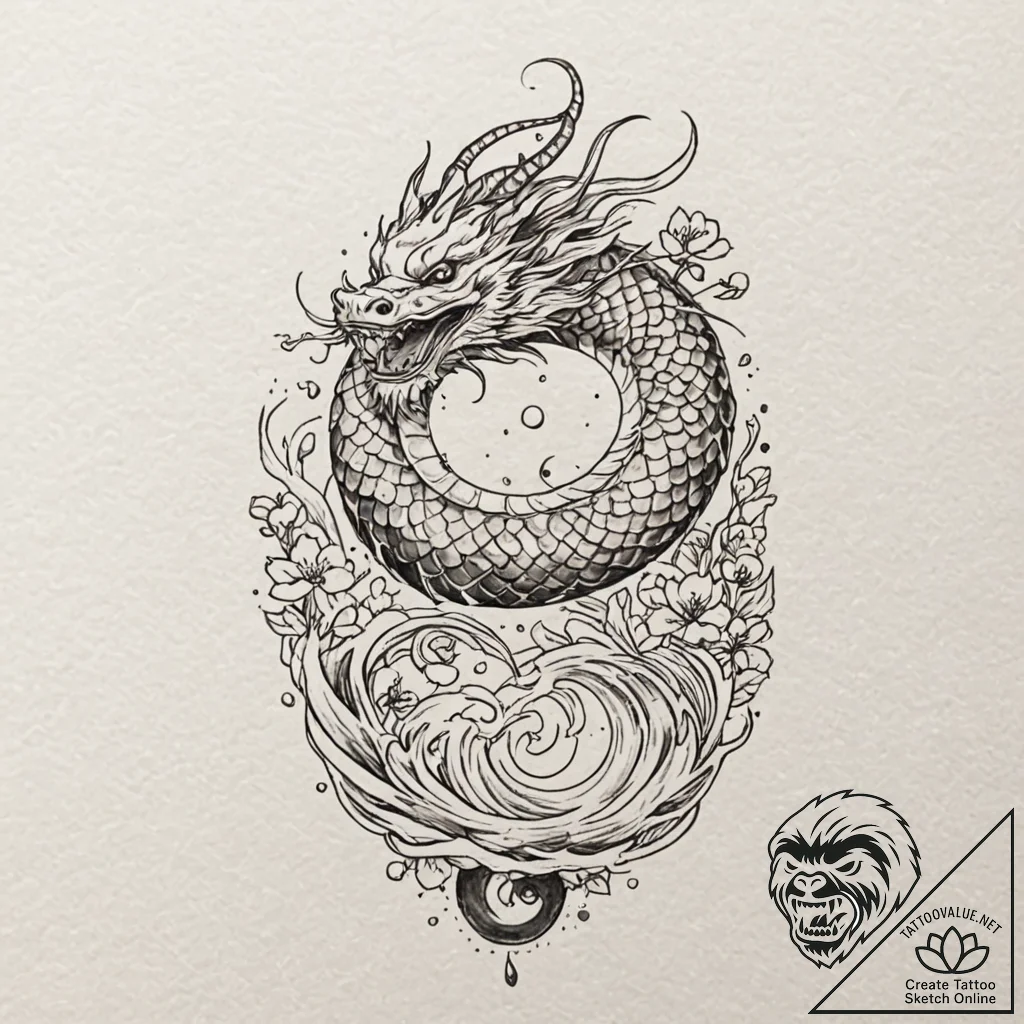 The gom jabbar from dune, concept art for tat... - tattoo sketch (№1751397432_0, 01.07.2025 19:17) — tattoovalue.net