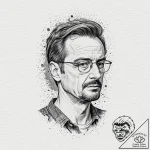 A watercolor sketch of the new mexico desert… – tattoo sketch (№1751400335_0, 01.07.2025 20:05) — tattoovalue.net