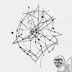 Constellation map (specific one like orion),… – tattoo sketch (№1751400494_0, 01.07.2025 20:08) — tattoovalue.net