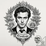 A graphic novel panel of the assassination of… – tattoo sketch (№1751400573_0, 01.07.2025 20:09) — tattoovalue.net