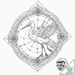 Stork, tattoo sketch design, clear image, sha… – tattoo sketch (№1751401281_0, 01.07.2025 20:21) — tattoovalue.net