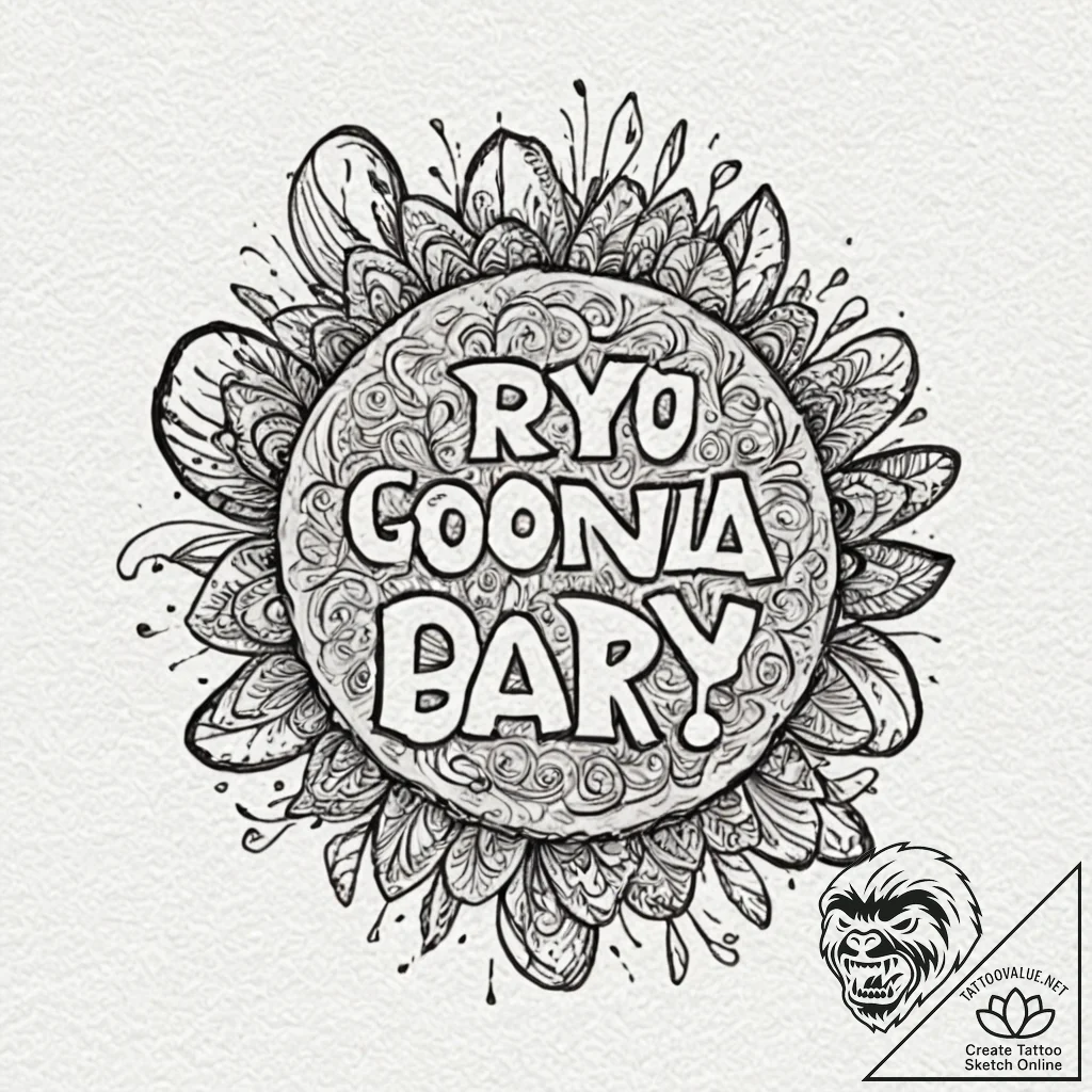 A chicano lettering tattoo "are you gonna bar... - tattoo sketch (№1751401439_0, 01.07.2025 20:23) — tattoovalue.net