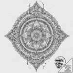 A linework tattoo of the “au revoir, shosanna… – tattoo sketch (№1751403716_0, 01.07.2025 21:01) — tattoovalue.net