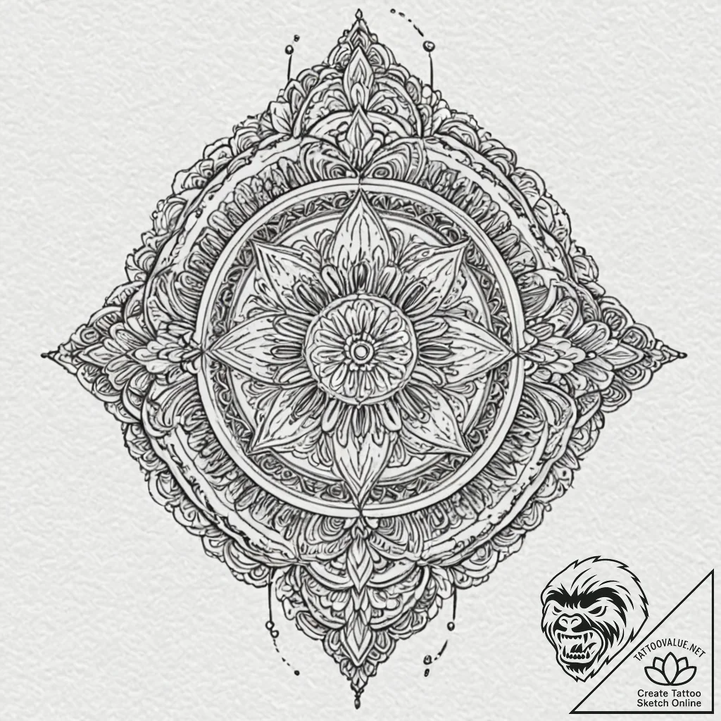 A linework tattoo of the "au revoir, shosanna... - tattoo sketch (№1751403716_0, 01.07.2025 21:01) — tattoovalue.net
