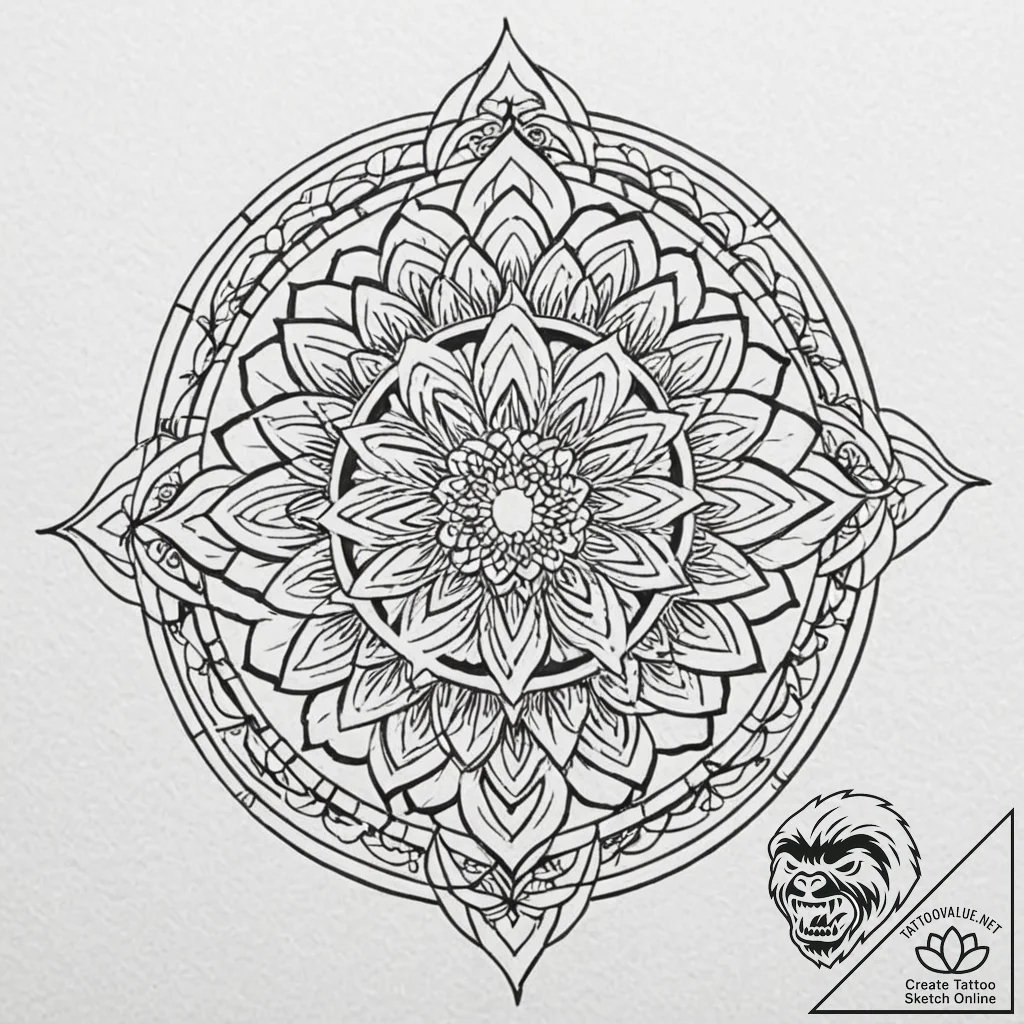 A linework tattoo of the phrase "welcome! eve... - tattoo sketch (№1751404859_0, 01.07.2025 21:20) — tattoovalue.net