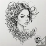 A sketch of the main characters from the expa… – tattoo sketch (№1751405487_0, 01.07.2025 21:31) — tattoovalue.net