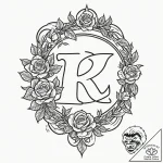 The great rune from elden ring, ink illustrat… – tattoo sketch (№1751408475_0, 01.07.2025 22:21) — tattoovalue.net