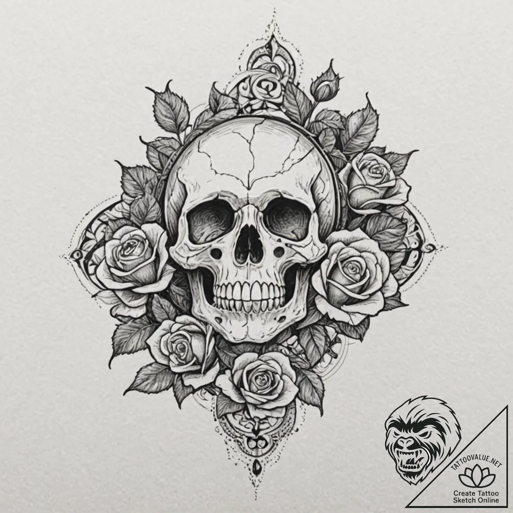 Nebula, concept art for tattoo, studio lighti... - tattoo sketch (№1751408891_0, 01.07.2025 22:28) — tattoovalue.net