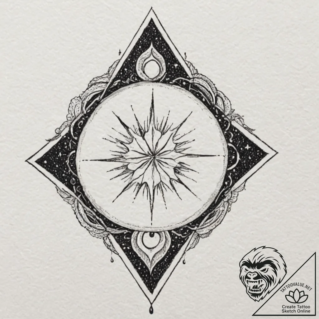 A minimalist tattoo of the "lumos" spell, wit... - tattoo sketch (№1751409310_0, 01.07.2025 22:35) — tattoovalue.net