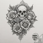 Lizard, tattoo sketch design, highly detailed… – tattoo sketch (№1751412115_0, 01.07.2025 23:21) — tattoovalue.net