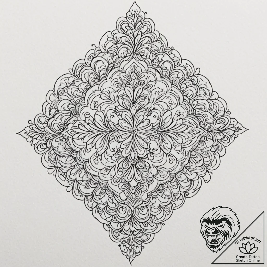 A linework tattoo of the "i have spoken" quot... - tattoo sketch (№1751412200_0, 01.07.2025 23:23) — tattoovalue.net