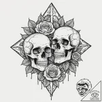 A neo-traditional tattoo of the “long live th… – tattoo sketch (№1751412713_0, 01.07.2025 23:31) — tattoovalue.net