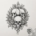 Ginkgo leaves, ink illustration for tattoo, s… – tattoo sketch (№1751414731_0, 02.07.2025 00:05) — tattoovalue.net