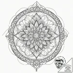 A minimalist tattoo of a box of chocolates fr… – tattoo sketch (№1751414989_0, 02.07.2025 00:09) — tattoovalue.net