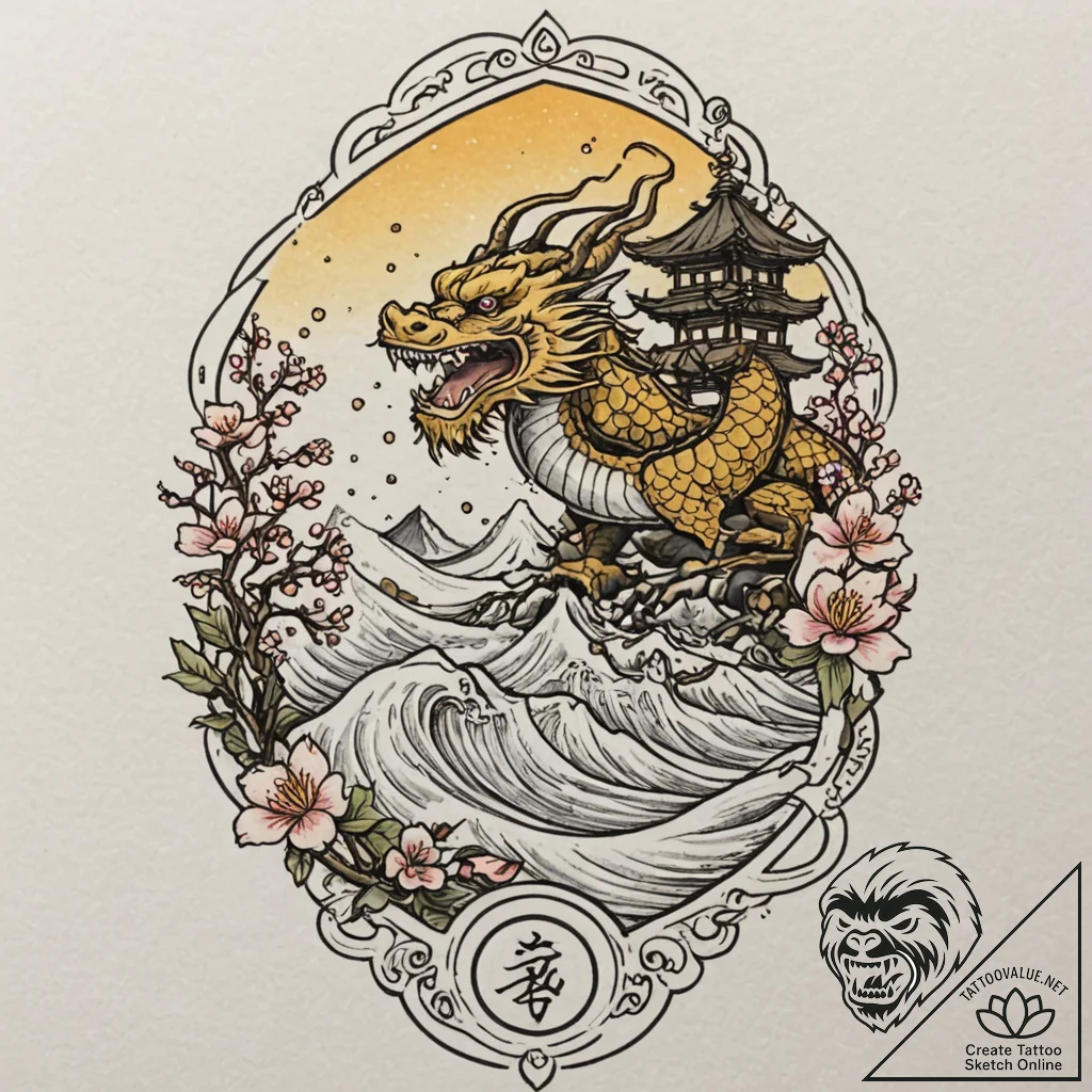 A tarot card (e.g., the fool, the hermit, the... - tattoo sketch (№1751416330_0, 02.07.2025 00:32) — tattoovalue.net