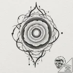 Science, technology & sci-fi, ink illustratio… – tattoo sketch (№1751418081_0, 02.07.2025 01:01) — tattoovalue.net