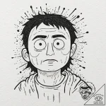 A neo-traditional tattoo of randy marsh from… – tattoo sketch (№1751418325_0, 02.07.2025 01:05) — tattoovalue.net