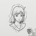 No-face from spirited away, tattoo drawing ou… – tattoo sketch (№1751418579_0, 02.07.2025 01:09) — tattoovalue.net