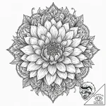 Alkonost, concept art for tattoo, soft whip s… – tattoo sketch (№1751420328_0, 02.07.2025 01:38) — tattoovalue.net