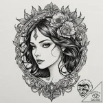 готика и психологические триллеры, tattoo fla… – tattoo sketch (№1751421412_0, 02.07.2025 01:56) — tattoovalue.net