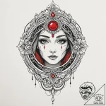 A sketch of the mondoshawans, mysterious and… – tattoo sketch (№1751424086_0, 02.07.2025 02:41) — tattoovalue.net