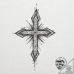 Tribal (pattern), artistic tattoo sketch, bla… – tattoo sketch (№1751424501_0, 02.07.2025 02:48) — tattoovalue.net