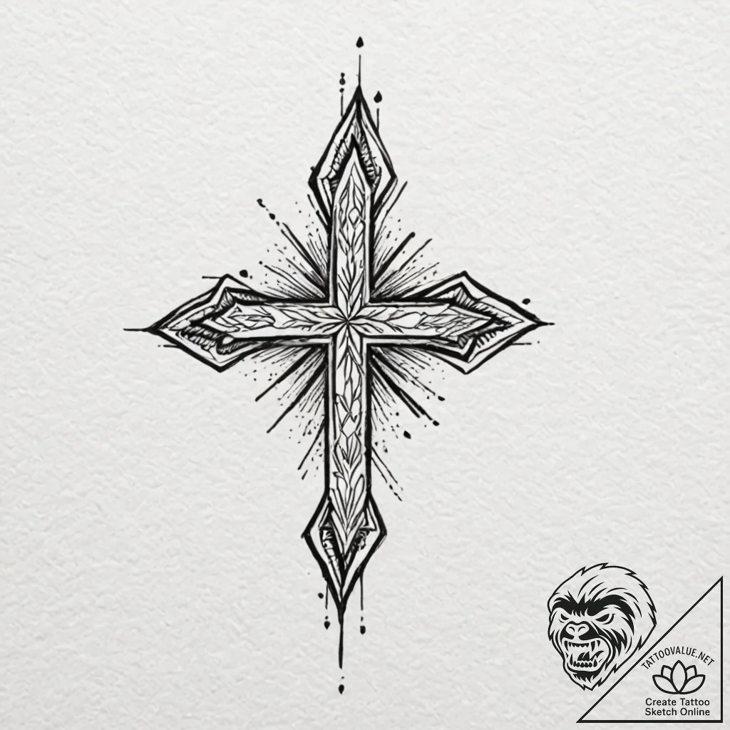 Tribal (pattern), artistic tattoo sketch, bla... - tattoo sketch (№1751424501_0, 02.07.2025 02:48) — tattoovalue.net
