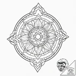 A linework tattoo of the “outatime” license p… – tattoo sketch (№1751425832_0, 02.07.2025 03:10) — tattoovalue.net