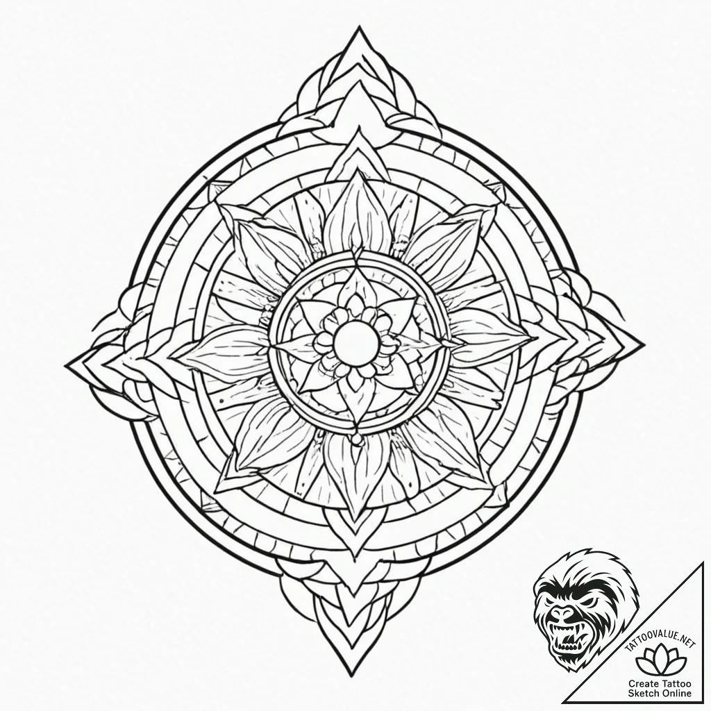 A linework tattoo of the "outatime" license p... - tattoo sketch (№1751425832_0, 02.07.2025 03:10) — tattoovalue.net