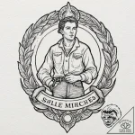 гай ричи (guy ritchie universe), artistic tat… – tattoo sketch (№1751431678_0, 02.07.2025 04:47) — tattoovalue.net