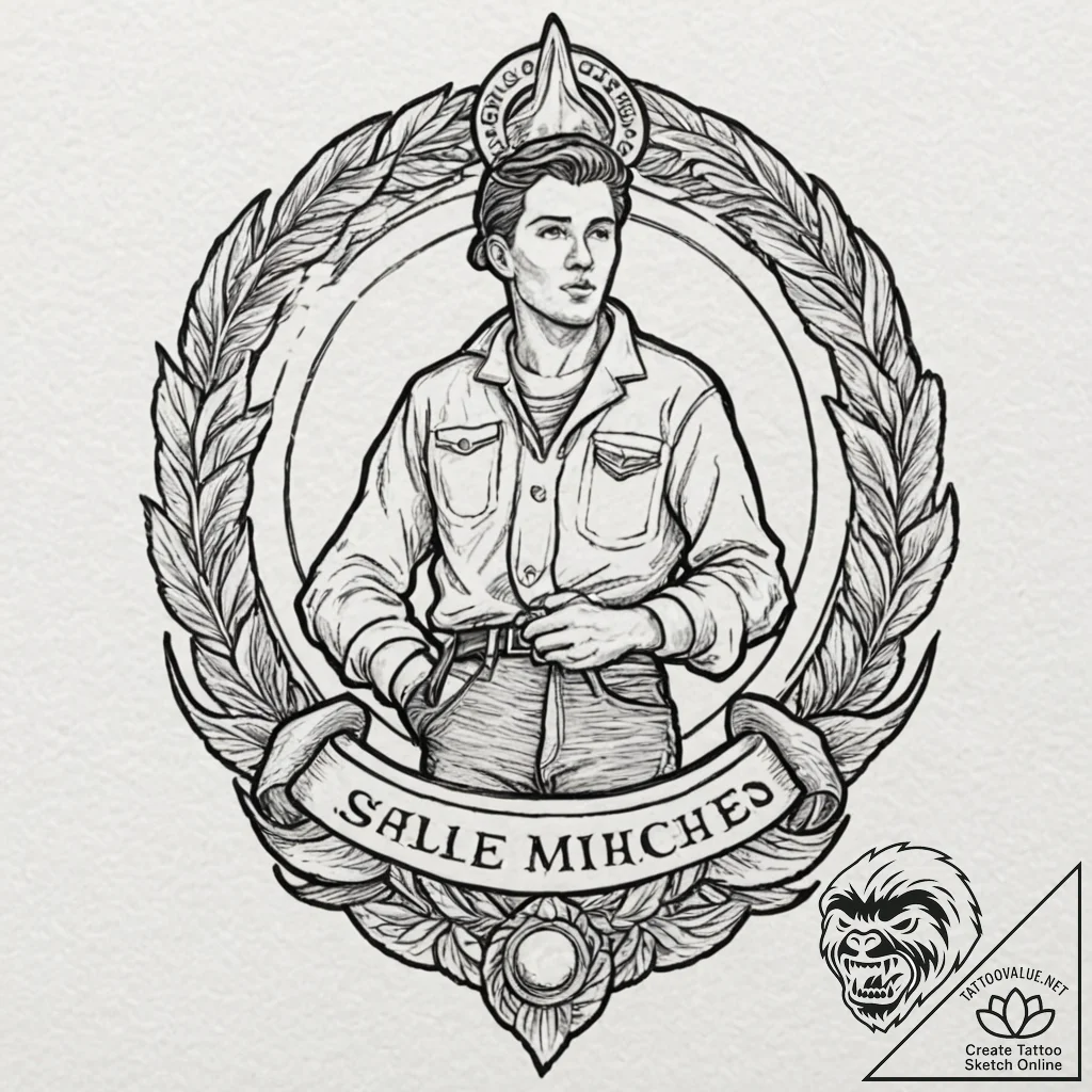 гай ричи (guy ritchie universe), artistic tat... - tattoo sketch (№1751431678_0, 02.07.2025 04:47) — tattoovalue.net