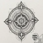 A melancholic watercolor sketch of the zone f… – tattoo sketch (№1751435310_0, 02.07.2025 05:48) — tattoovalue.net