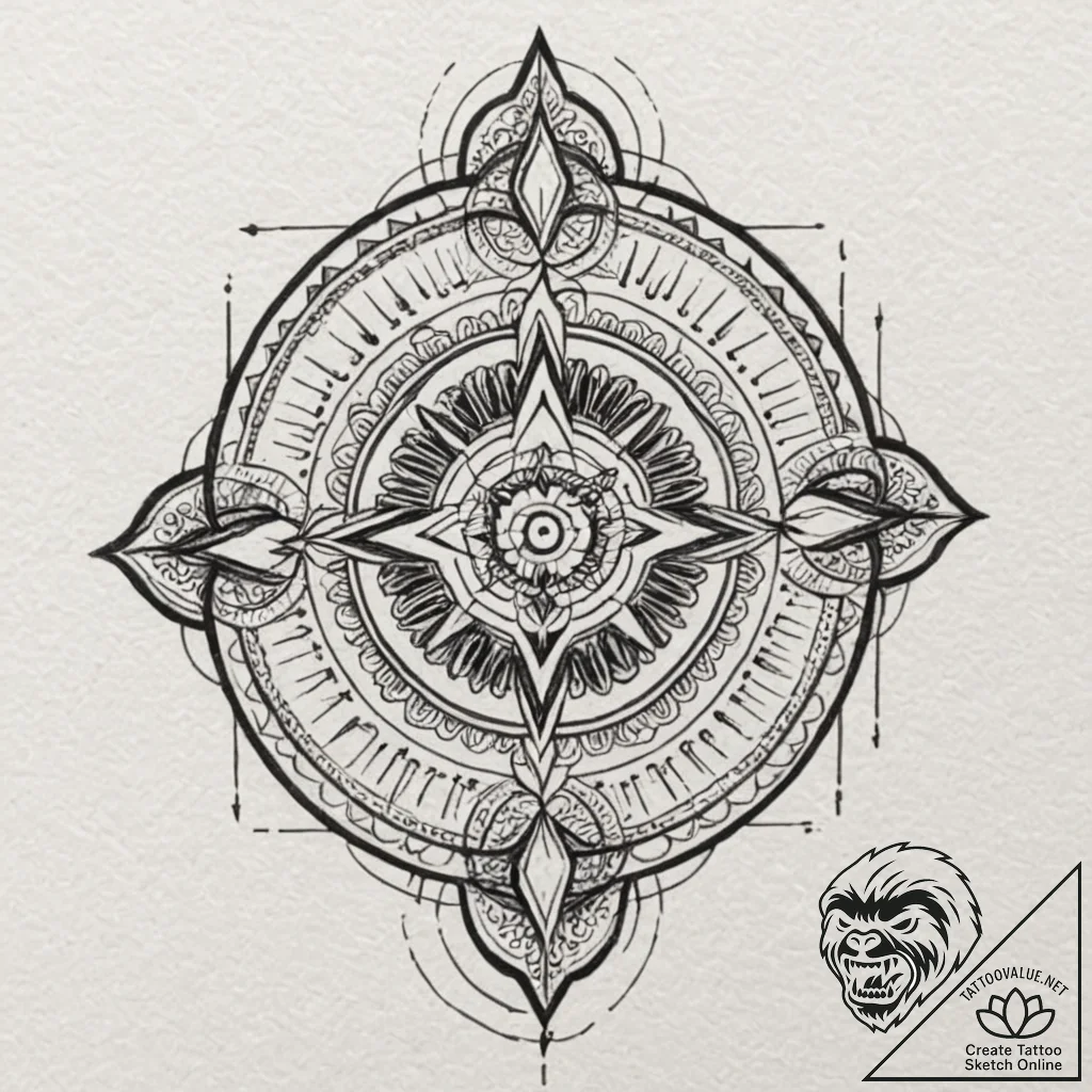 A melancholic watercolor sketch of the zone f... - tattoo sketch (№1751435310_0, 02.07.2025 05:48) — tattoovalue.net