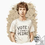 A watercolor portrait of napoleon dynamite, w… – tattoo sketch (№1751436478_0, 02.07.2025 06:07) — tattoovalue.net