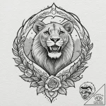 A watercolor sketch of simba from the lion ki… – tattoo sketch (№1751437322_0, 02.07.2025 06:22) — tattoovalue.net
