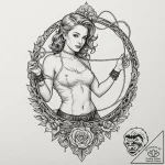 A neo-traditional tattoo of nancy callahan fr… – tattoo sketch (№1751437405_0, 02.07.2025 06:23) — tattoovalue.net