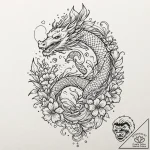 флора и фауна (концептуальные), tattoo flash… – tattoo sketch (№1751437994_0, 02.07.2025 06:33) — tattoovalue.net