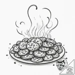 A sketch of the oracle, surrounded by smoke a… – tattoo sketch (№1751439131_0, 02.07.2025 06:52) — tattoovalue.net
