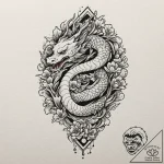 A sketch of the main characters from trainspo… – tattoo sketch (№1751439377_0, 02.07.2025 06:56) — tattoovalue.net