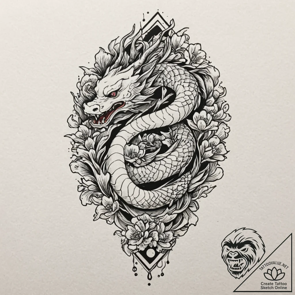 A sketch of the main characters from trainspo... - tattoo sketch (№1751439377_0, 02.07.2025 06:56) — tattoovalue.net