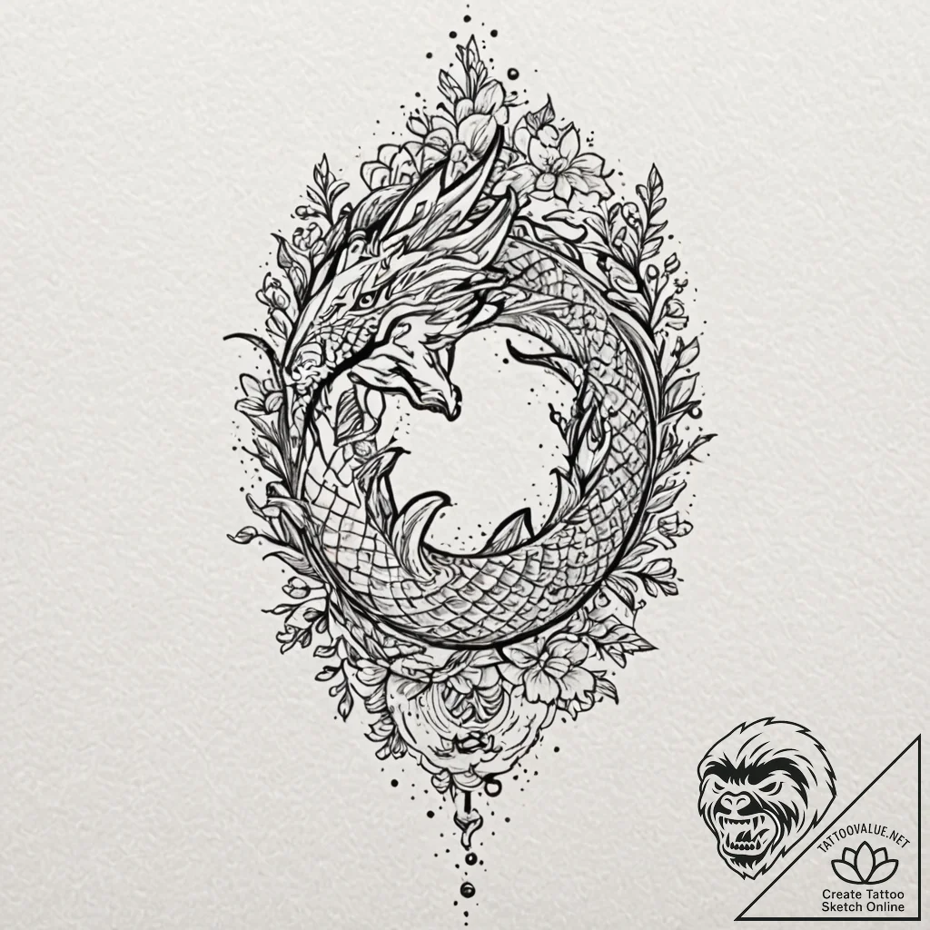 A human silhouette filled with a forest/galax... - tattoo sketch (№1751440050_0, 02.07.2025 07:07) — tattoovalue.net