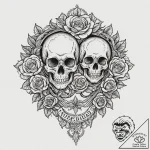 A sketch of the main characters from superbad… – tattoo sketch (№1751440971_0, 02.07.2025 07:22) — tattoovalue.net