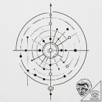 Morse code, ink illustration for tattoo, mast… – tattoo sketch (№1751441892_0, 02.07.2025 07:38) — tattoovalue.net