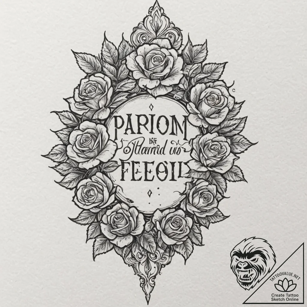 A door standing alone in a field, artistic ta... - tattoo sketch (№1751443816_0, 02.07.2025 08:10) — tattoovalue.net